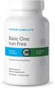 Cooper Complete - One aday complete multivitamin without Iron - Daily multivitamin and Mineral Supplement - 每瓶60日片. 1号包