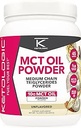 Ketologic MCT 油粉无味(1 LB) – Keto Coffee Creamer & Energy Support – 41 中链三甘油酸盐用于焦化和燃料