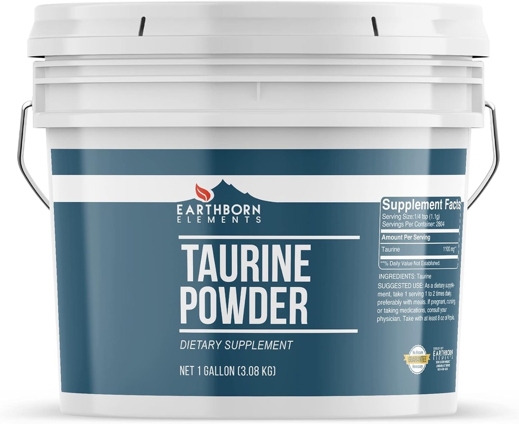 土生土长的元素 陶里恩粉1 Gallon Bucket, 饮食补充品,无添加剂