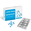 狗和猫 – 与 Milk Thetle 的肝脏支持补充 – 帮助联合健康、肝脏解毒和移动 – 猫和中小狗的理想
