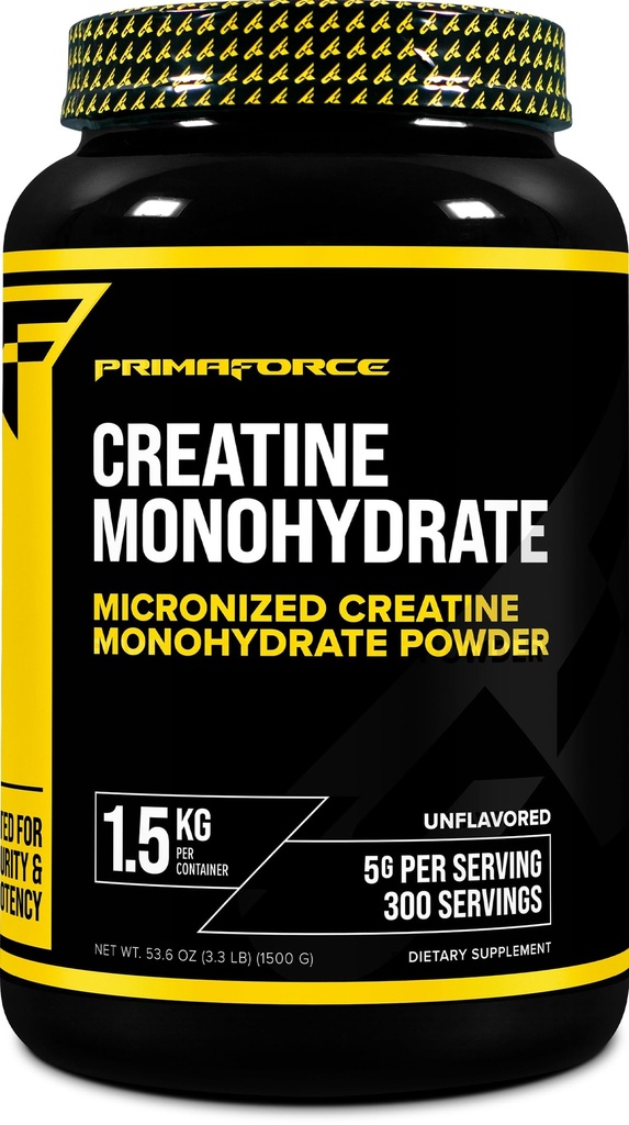 Primaforce Creatine 单水合物补充剂 - 1.5 KG - 微粉