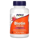 现在的食品 Biotin 5 MG 蔬菜 Capsules, 120 伯爵