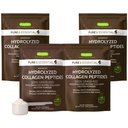 Igennus Free Range Grass Fed Hydrlyzed Bovine Collagen Peptides, 中性味, 100% 最高等级 Bovine Collagen 蛋白粉, 第1, 2和3类, 清洁标签, 非GMO, 自由距离, 4 x 40 服务