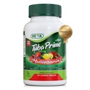 DEVA Tuba Prime Vegan 多维他命无铁 - 高概率维生素和矿物膳食补充剂 - 抗氧化剂,水果和蔬菜混合剂,超级蘑菇,Probiotics,Prebiotics,种子,草药90 Tabs