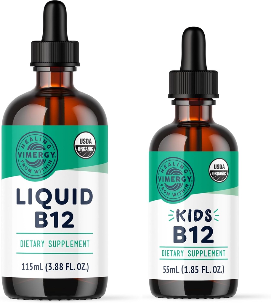 Vimergy B12(115毫升)和Kids B12(55毫升) - Bundle