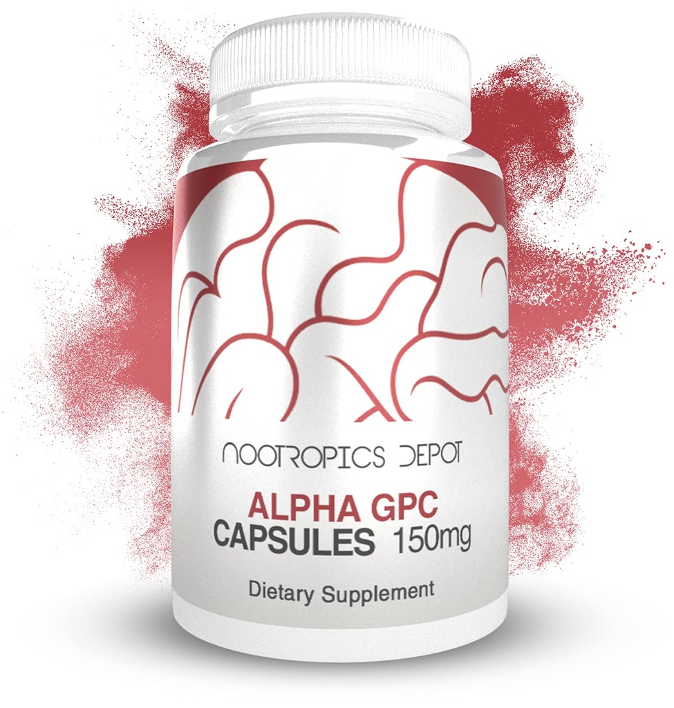Nootrophics Depot Alpha GPC Capsules |150mg |60 Collection |Choline 补充 |脑健康补充 |支持健康脑功能 |增强认知,记忆+聚焦