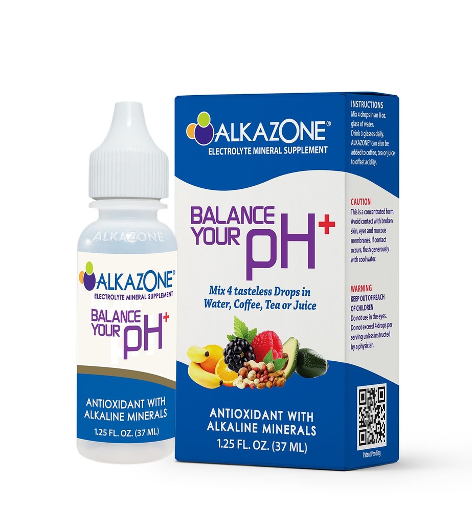 Alkazone平衡你的pH+抗氧化剂 Alkaline矿泉水滴 每滴都能增强你的水分