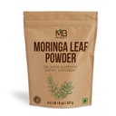 MB 草药 Moringa 叶粉 8 oz (227g / 0.5 LB) | 100%纯 Moringa 粉 | 饮料和滑块中的易混合 | 无防腐剂