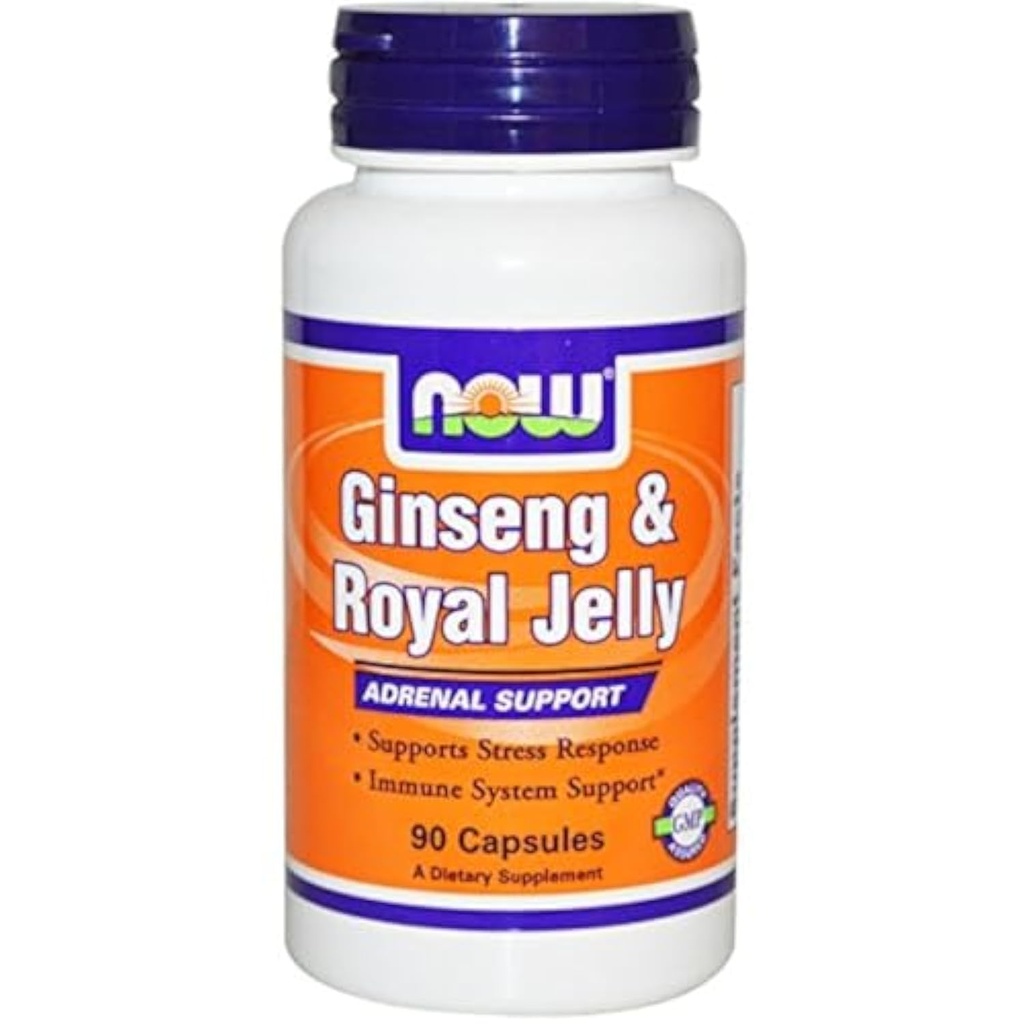 Ginseng & Royal Jelly, 90 Capsules, 300mg, From NOW