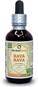草药 Terra LLC Kava Kava (皮伯甲基硫磺) 丁香,干根液体提取 2 oz