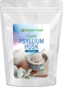 Z 天然食品 有机整型 Psyllium Husk Flakes,一种天然纤维补充剂 Mix It into smoothies, Juice, Non-GMO, Vegan, Gluten-free, Kosher, 3 lb.