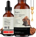 Auri Super Chaga Elixir - 蘑菇超食品液体补充剂,由氧化性压力和能量提升提供全谱免疫支持 - Chaga Tincture 60ml