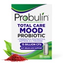 Probulin Mood Probiotics for Women with Saffron, L Theanine, Probiotic, Prebiotic, Postbiotic - Mood 支持补充 & Gut 支持 - Vegan, 非转基因生物, 30 Capsules