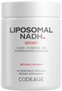 代码 Liposomal NADH+ 补充 - NADH,维生素B12,D-Ribose作为生物能量环绕,CoQ10-2-Month供应 - Liposomal交付 - β-Nicotinamide Adenine 二核苷酸药 - 非GMO - 60 Capsules