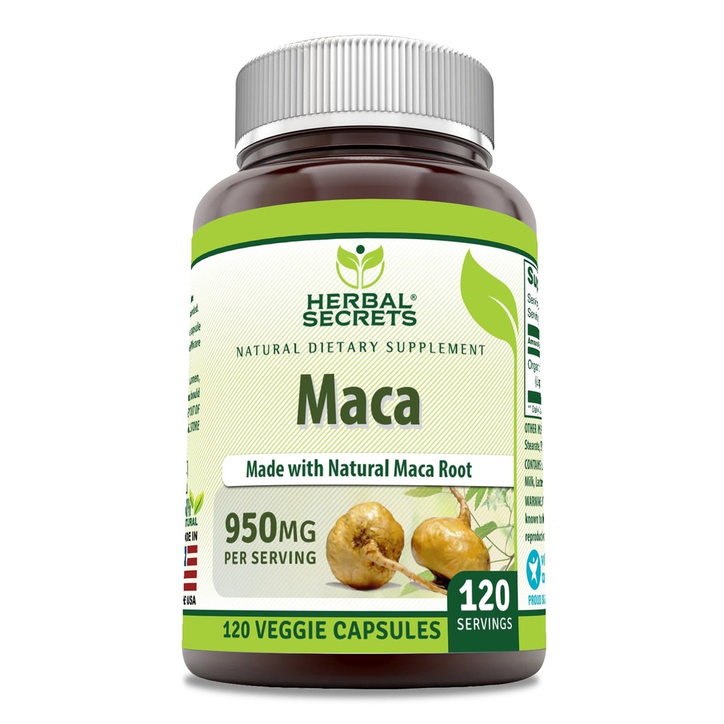 Herbal Secrets Maca Supplements | 950 Mg | 120 Veggie Capsules | Non-GMO | Gluten Free | | | | |  USA  USA  USA  USA  USA  USA  USA  USA  USA  USA  USA  USA  USA  USA  USA  USA  USA  USA  USA |  USA | | | | | | | | | | | | | | | | | | | | | | | | | | | | | | | | | | | | | | | | | | 950 Mg | | | | | | | | | | | | | | | | | 120 | | | | | | | | | | | | | | | 