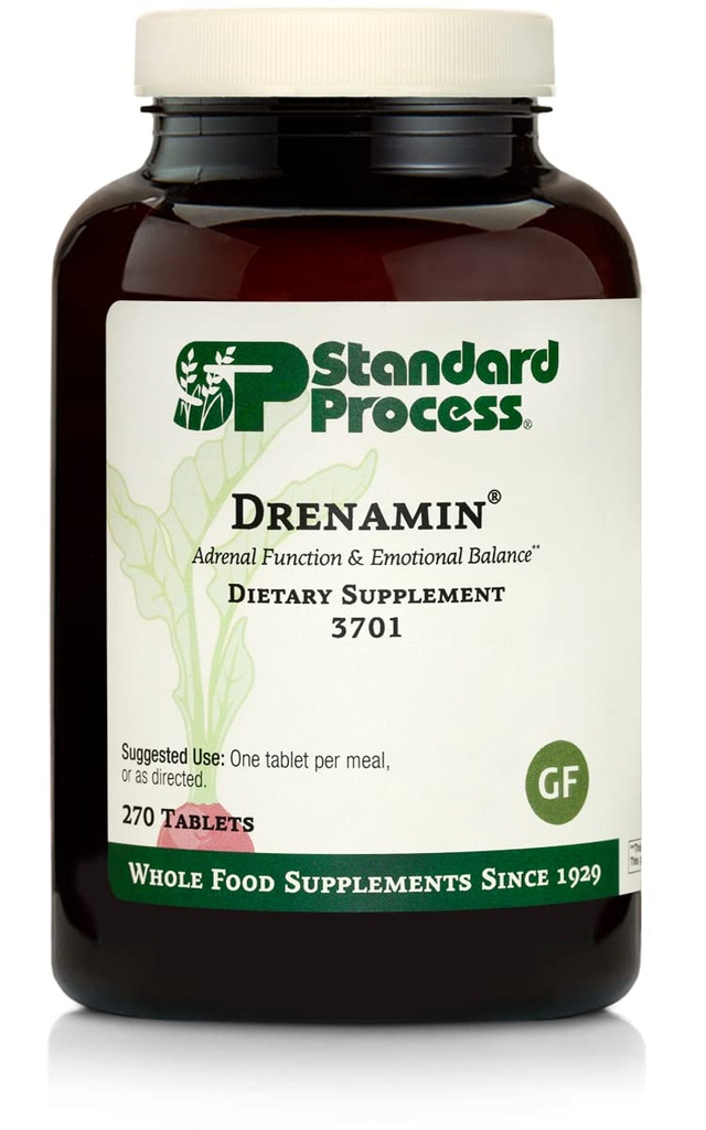 标准流程 Drenamin - 应对健康压力的肾功能补充 - 支持健康能源生产和代谢 - 无糖、无泥和无烟 - 270块(270枚)