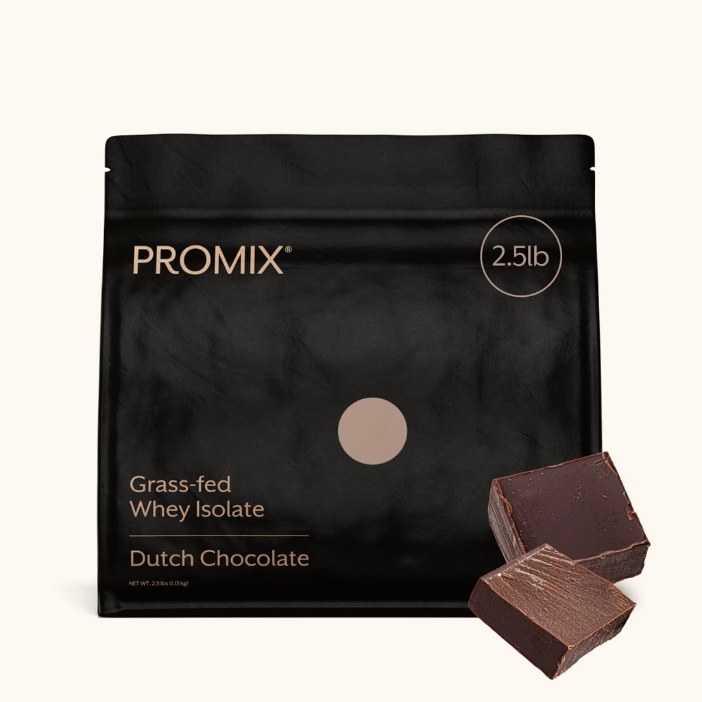 ProMix 营养 Whei 蛋白质孤立粉,巧克力 - 草叶 - 健身与营养 摇摆,平滑与烹饪 食谱 - Gluten-free & Keto-Friendly - 2.5 英镑(一包)