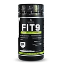 Sascha Fitness Fat Losse药丸 QQ Collagen 支持 QQ 流体平衡 FIT9 成份: 7 Keto + Uva Ursi, Gotu Kola, L-Theanine, Gingko Biloba, DIM, Green Tea QQ 重量损失补充剂-Vegan-120 天然卡普