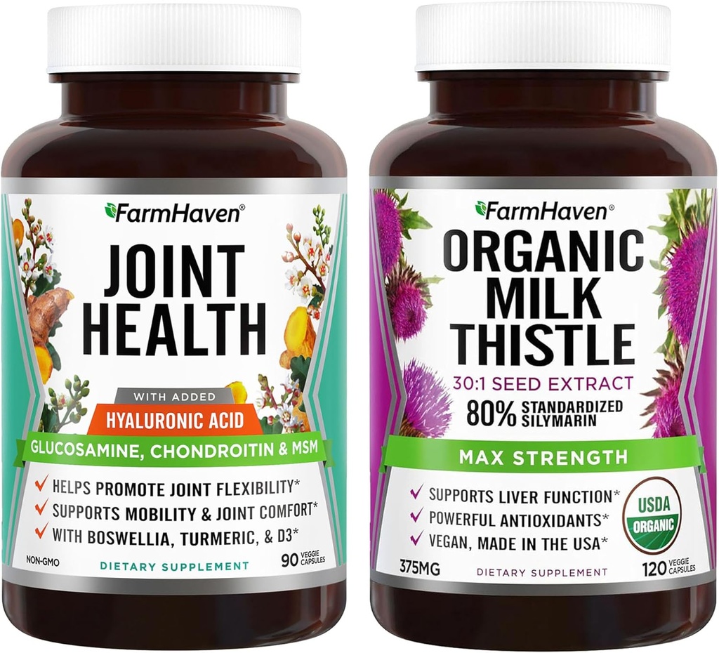 Farm Haven USDA 有机奶 This和Glucosamine Chondroitin
