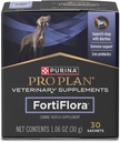 Purina Pro Plan 兽医补充品 FortiFlora Canine Probiologics for Dogs, 帮助消化性古特健康和腹泻 - 30 ct.