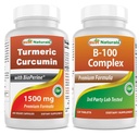 Turmeric Curcumin 1500mg & B-100 复合体