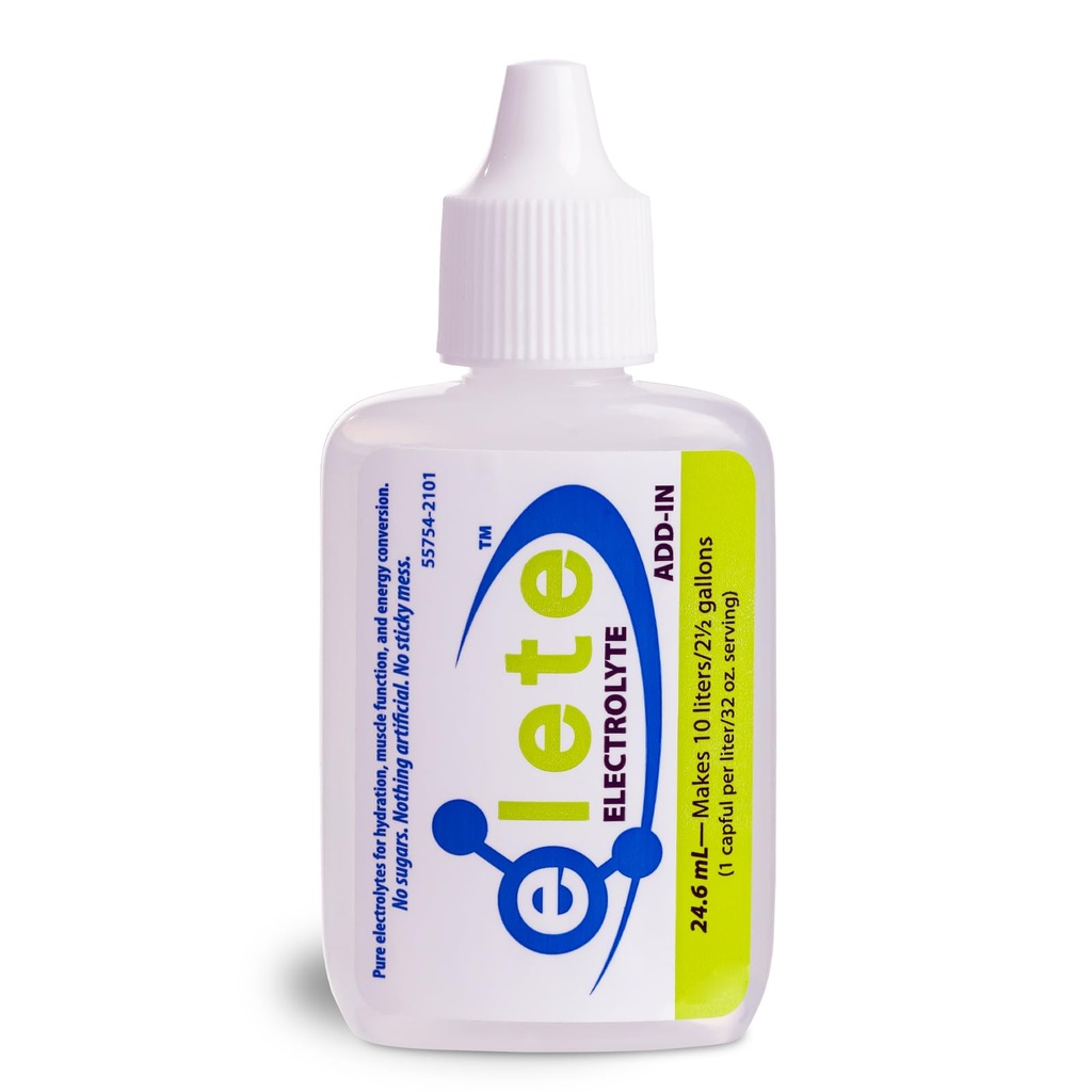 eleate – Electrolyte Add-In – 1 Pocket瓶 – 4 基本电解剂 聚焦 – All Natural – 将任何饮料转化为体育饮料 – 24.6mL
