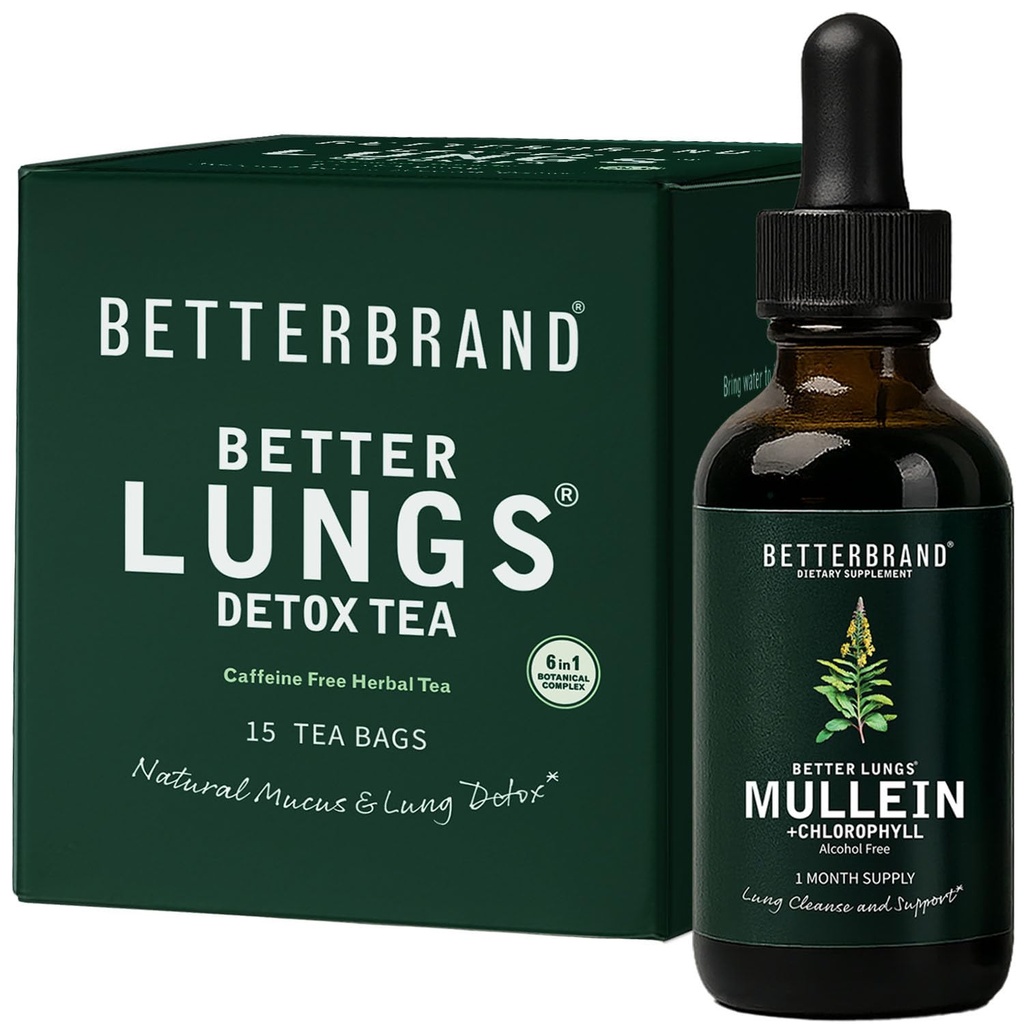 Betterbrand BetterLungs健康包 - Better Lungs Detox Tea & Mullein 叶片滴滴滴滴滴滴滴滴滴滴滴滴滴滴滴滴滴滴滴滴滴滴滴滴滴滴滴滴滴滴滴滴滴滴滴滴滴滴滴滴滴滴滴滴滴滴滴滴