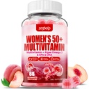 无糖妇女 50+ 含钙,镁,锌,维生素A, C, D3, E, K2, B 复合体, Folate, Biotin - 多维生素和矿物质用于皮肤,能源,免疫支持