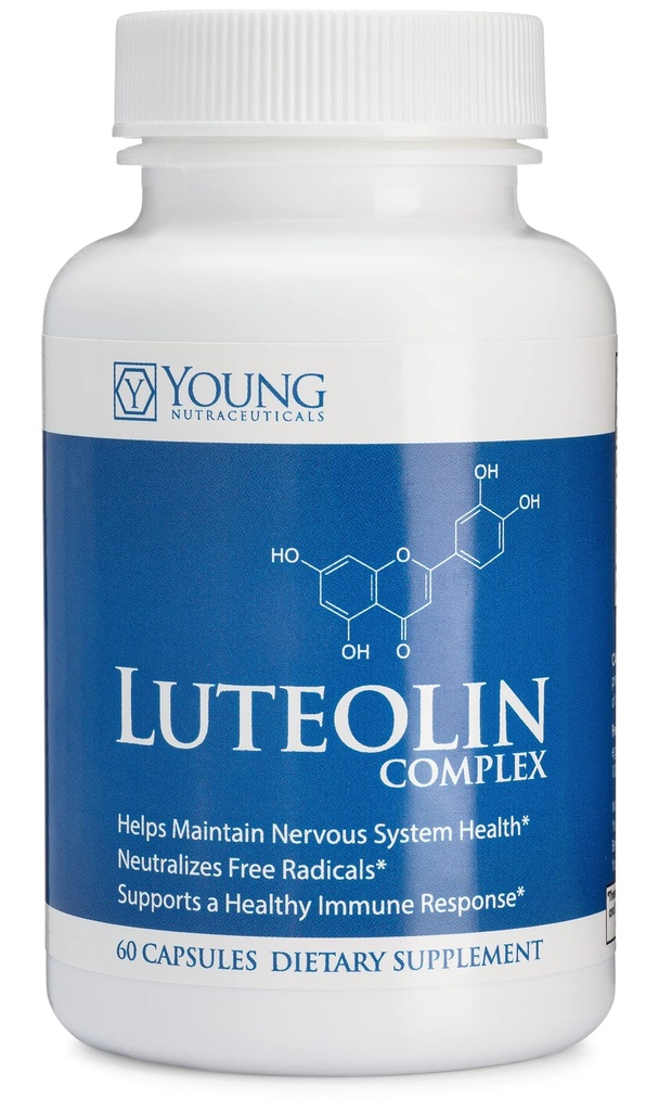 Mirica YoungNutra Luteolin 综合体 -- -- 支持健康的免疫反应,并帮助维持神经系统健康* -- -- 60 Capsules