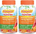 Emergen-C Vitamin C Gummys,Immune支持的饮食补充,Tangerine,西瓜和Sour Apple Flavor - 45 count x 2 (Pack of 2).