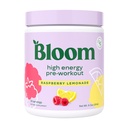 与Beta Alanine、Ginseng 和 L Tyrosine 合作的Bloom营养高能预选赛, 天然咖啡因粉从绿色茶叶提取, Keto, 糖自由饮用混合, Raspberry Lemonade