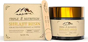 Shilajit Resin 50g瓶绝对纯洁的野生喜马拉雅 真实的天然有机富尔维奇酸和85+ Trace Minerals Ministrys Mostpotents of Men and Women Text Probited ISO:17025 经认可的美国