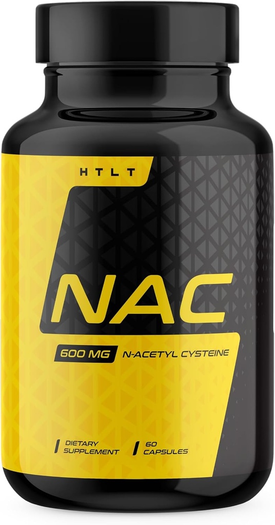 NAC 由 HTLT → 600 mg 的 N-乙酰Cysteine / service → liver Support Supplate →(60 Capsules)制成.