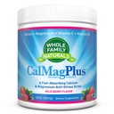 镁酸钙补充剂 - CalMag Plus 配有维生素C & D3 - Gluten Free, NN GMO, Wild Berry Flavor - 天然平静和应激救济 Cal Mag 饮料 - 天然平静 钙和镁粉