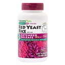 Natures Plus 草原活性红酵母大米,扩展释放-600 mg,120 mini 片 - 草原补充剂 - Vegan, 蔬菜, Gluten-free - 60 services