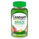 Centrum Multimies Gummy Multivitamin for adderns, Multivitamin/多minar 配有维生素D, B和 E, 各种水果火焰 - 180 计数