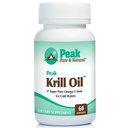 峰纯 & Natural, Peak Krill Oil Supplement - 比鱼油更有利于联合和心脏健康 - Krill Oil Brain Supplement - EPA, DHA, Astaxanthin - 60 软胶
