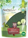 4 Ouences——非GMO、Kosher、Raw Green Algae、Vegan超级食品、Bulk、Pure Vegan Green蛋白、维生素和矿物中的富含、饮酒、破碎细胞墙