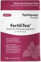 Fairhaven Health FertiliTea 妇女支持生殖健康的有机生育茶* 产前草药茶支持月经周期与荷尔蒙平衡* 包含Vitex | Mint 60 服务