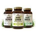 Heart & SOIL 联合和移动堆栈 - 3项:骨髓和肝脏、联合强力和修理、皮肤、全Body井的毛发和钉子、凝胶支持、灵活性和回收