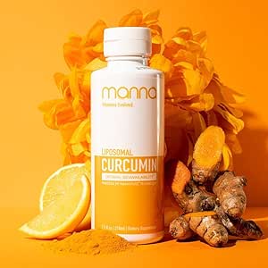 甘露维生素Evolved Liposomal Licposomal Curcumin 高级吸附性最佳涡面补充剂,用于日常联合和免疫健康支助—— Vegan, Non-GMO, 95% Curcumoids (2包)