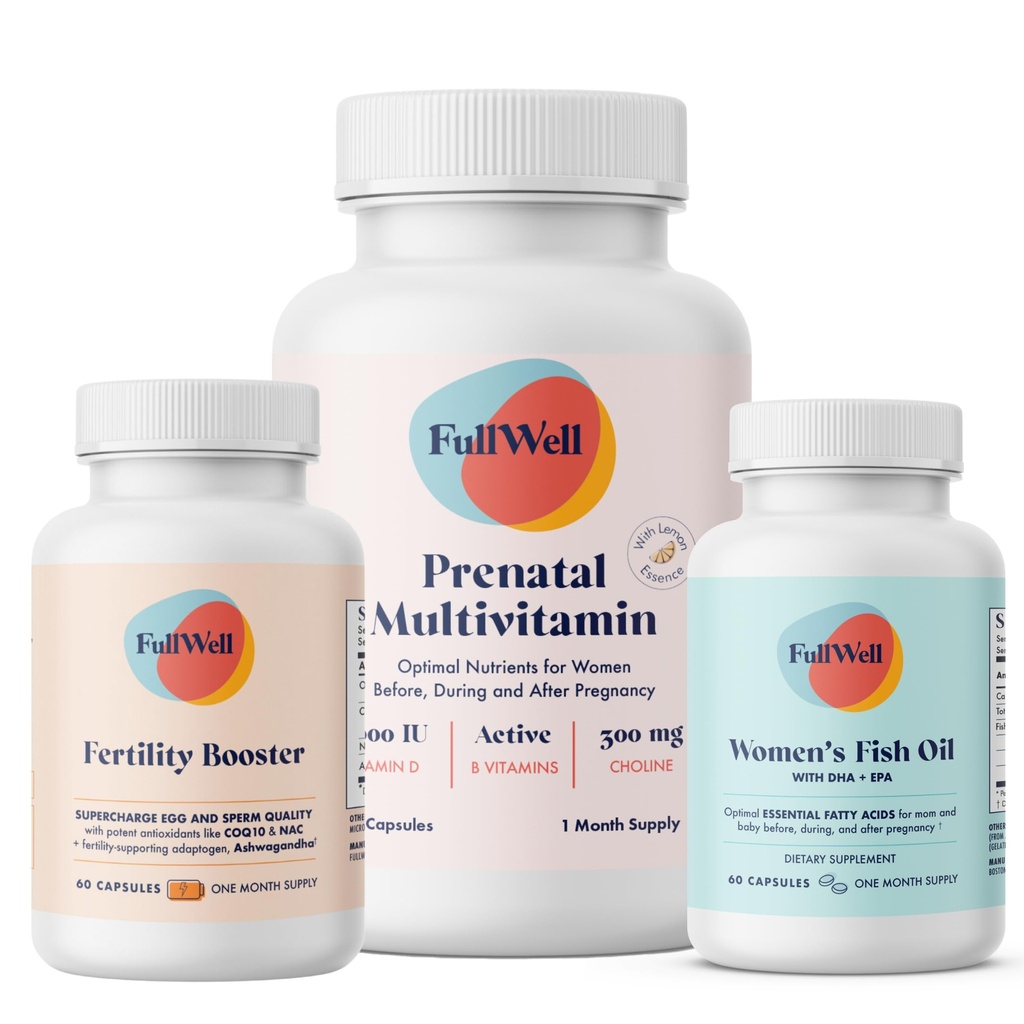 出生前维生素柠檬 + DHA + 生育率助推器 → Choline, Folate, Omega 3, Coq10, NAC, 26+ 重要营养剂 → Detitian 配制,非GMO, 3 政党测试, 30 服务