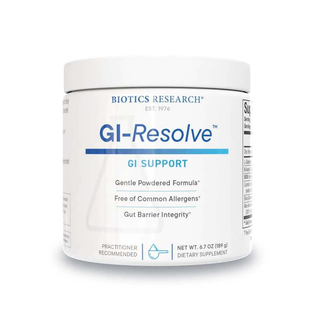 生物研究 GI 溶液TM 高级L-Glutamine 粉末公式 Gut Linning 支持和疗效 - 最佳胃肠功能 - Premium 7 - 配有氨基甘氨酸和植物素的成分 - 6.7oz