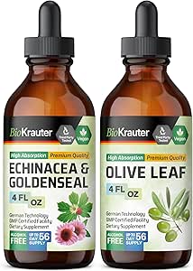 BIO KRAUTER Echinacea 配金色细纹4Fl. Oz. & 橄榄叶细纹4Fl. Oz.