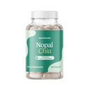 Santo Remedio Nopal Chia、Prickly Pear Cactus和Chia粉末食品补充品、临床证明的食品、Gluten免费、非GMO、无添加糖、120卡普尔、每集装箱60份服务