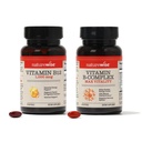 NatureWise维生素B12 1000 mcg和维生素B 复合体,用于细胞能量,精神清晰度,最大生命力 - 60 软胶每个