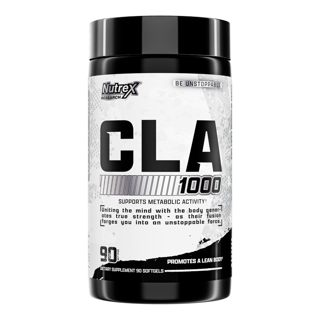 Nutrex CLA 90 Soft Gels - 1000mg 调制的来自萨夫花油的Linoleic Acid 活性混合剂 - 兴奋剂-无代谢剂促进减重药
