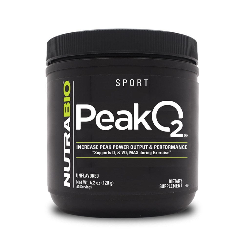NutraBio Peak O2, 不受欢迎, 4.2 oz (120 g), 实验室