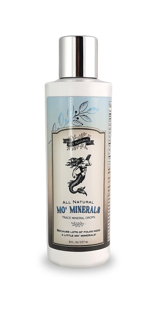 Mo's Minerals Trace Mineral Drops QQ 72+ Ionic Trace Minerals QQ 8 oz. 互联网档案馆的存檔,存档日期2014-09-02.