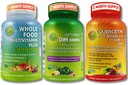 Daily Hormonal & Immune Support Bundle for Women & Men - DIM 200mg for Hormonal Balance + Quercetin 500mg with Bromelain & Zinc + Whole Food Multivitamin with Iron – Vegan, Non-GMO Wellness Support